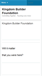 Mobile Screenshot of kbfoundation.org